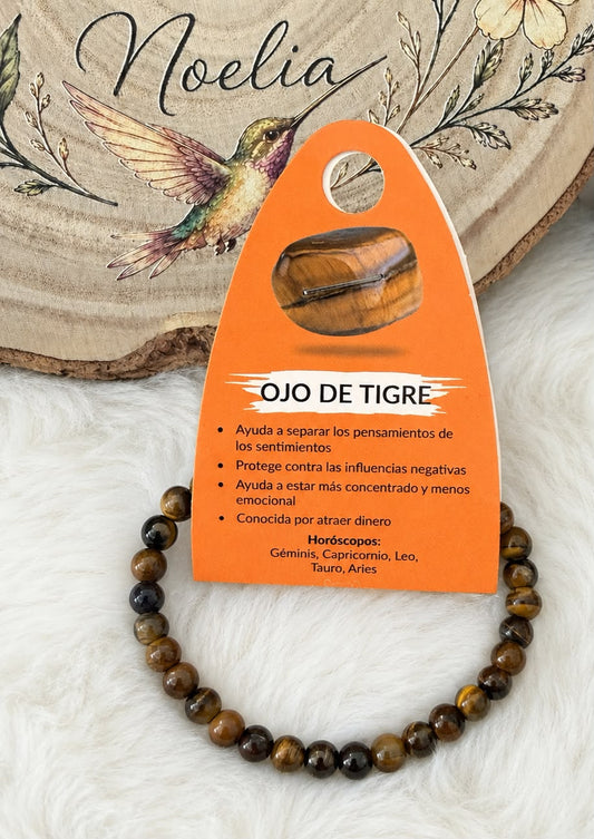 Pulsera Ojo de Tigre 6mm