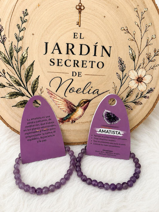 Pulsera Amatista-6mm